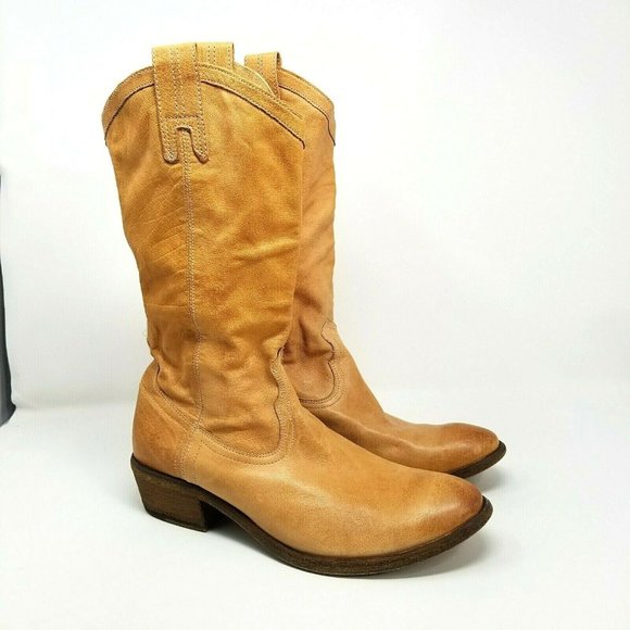 soft leather western boots